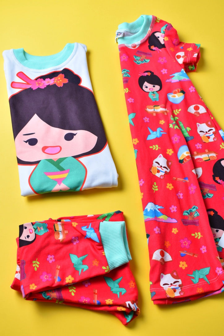 Pijama Vestido Niña Japón 👘