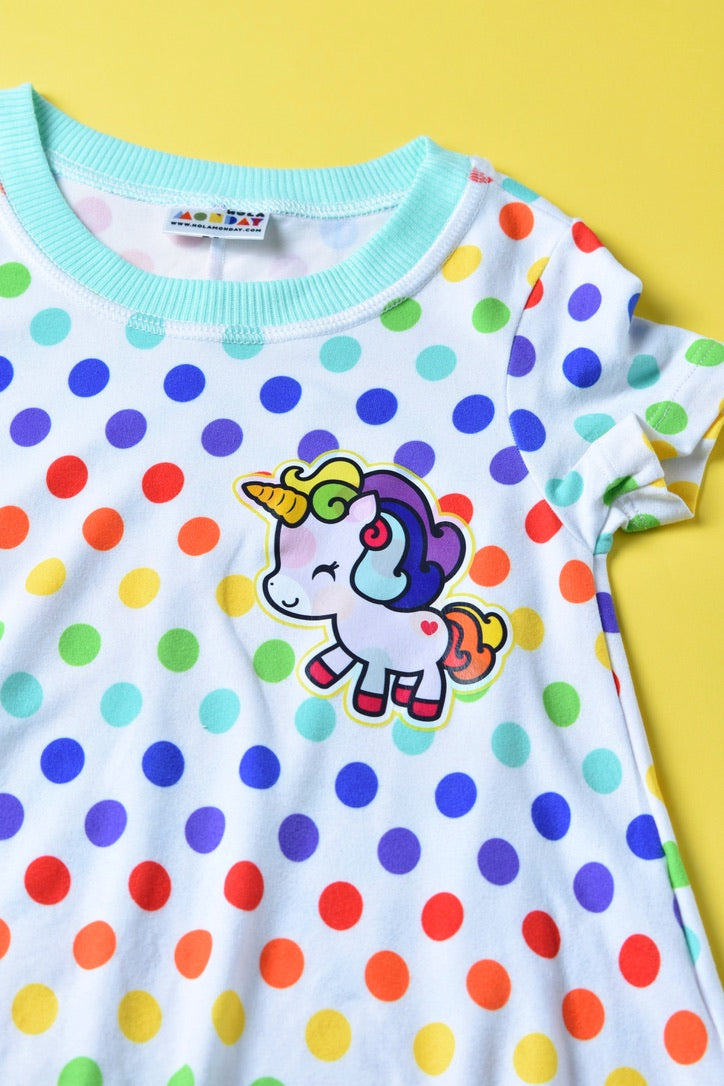 Pijama Vestido Unicornio Puntitos 🦄