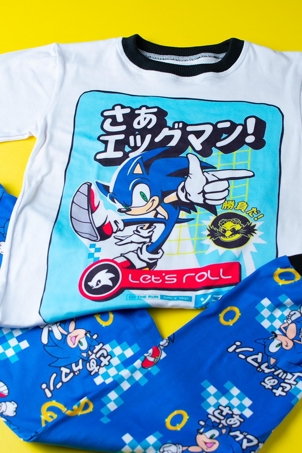 Pijama Sonic Zoom ⚡