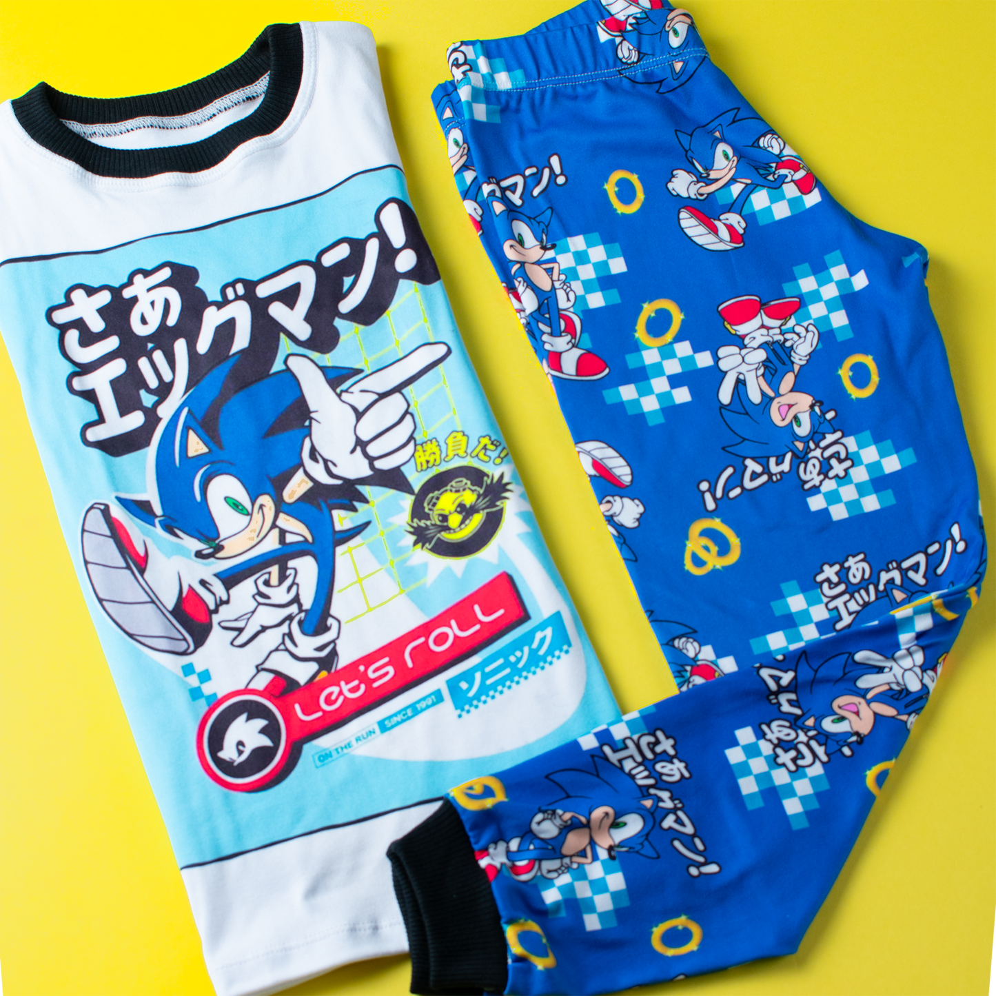 Pijama Sonic Zoom ⚡