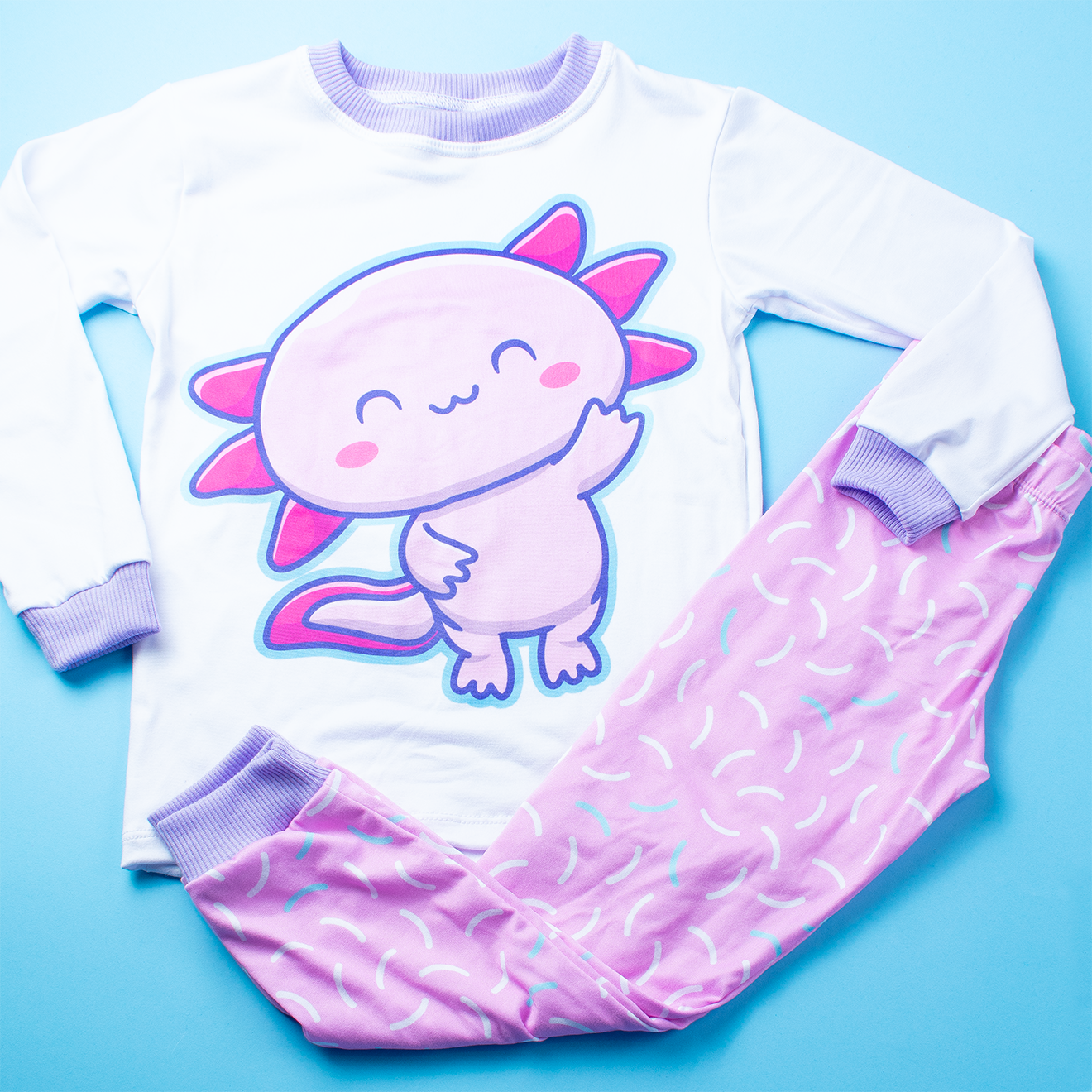 Pijama Axolote Rosa