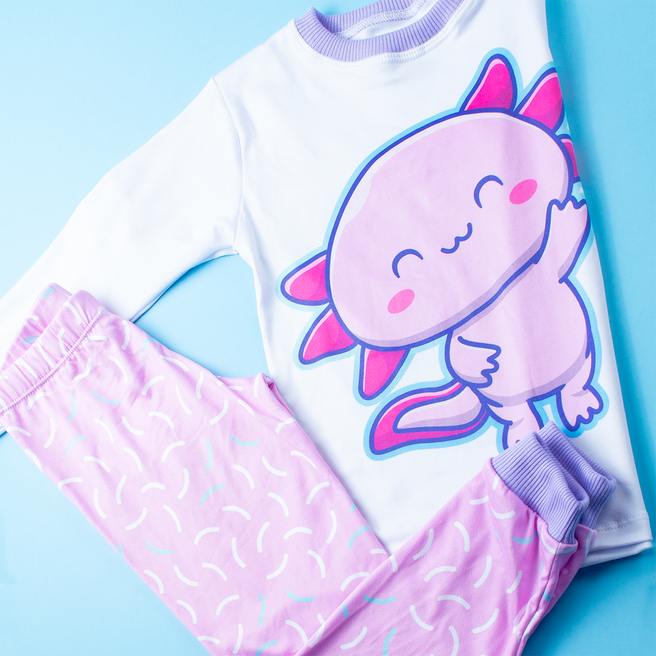 Pijama Axolote Rosa