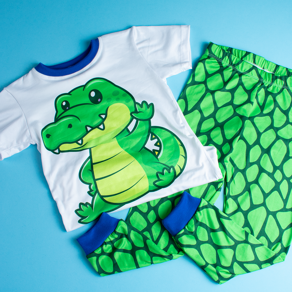 Pijama Lilo, el Cocodrilo Aventurero 🐊