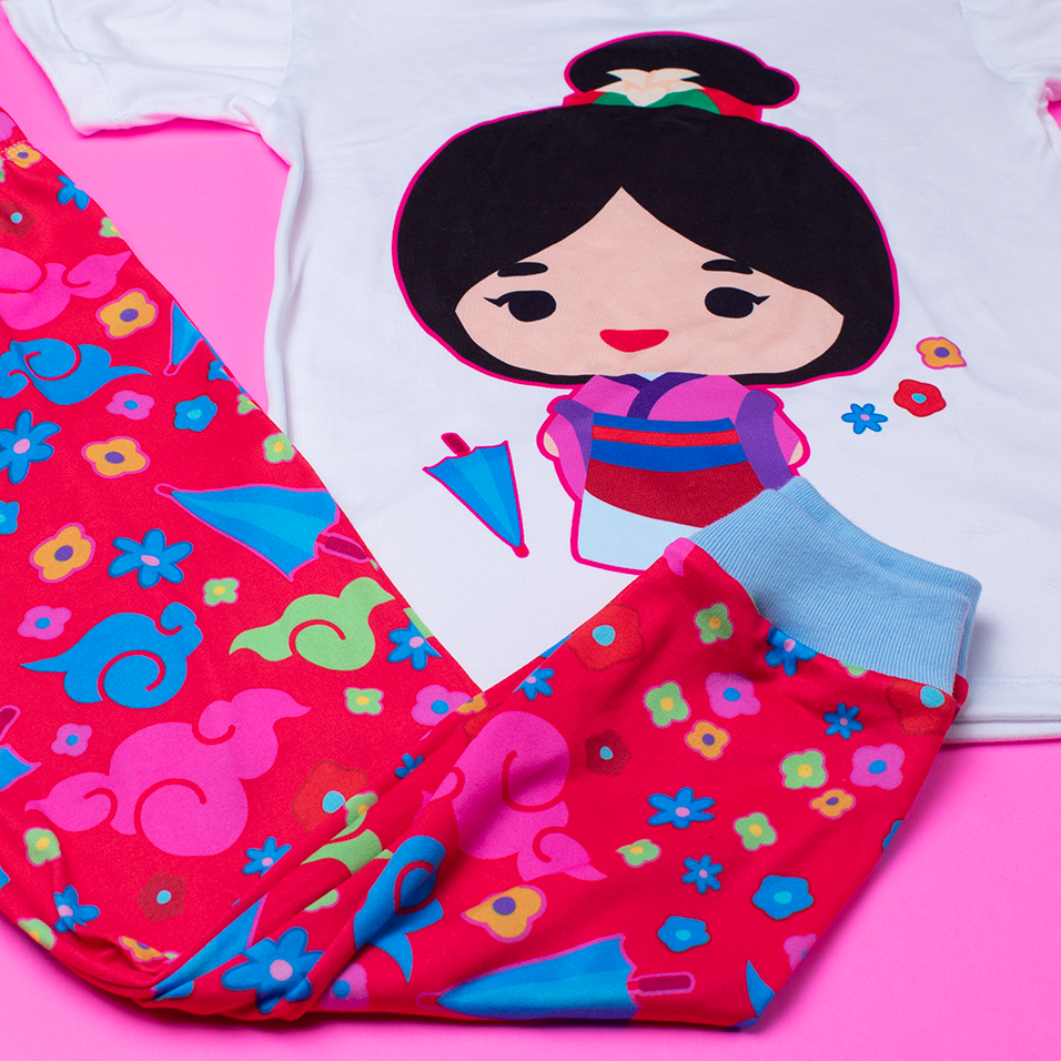 Pijama Mulán, la Valiente ✨