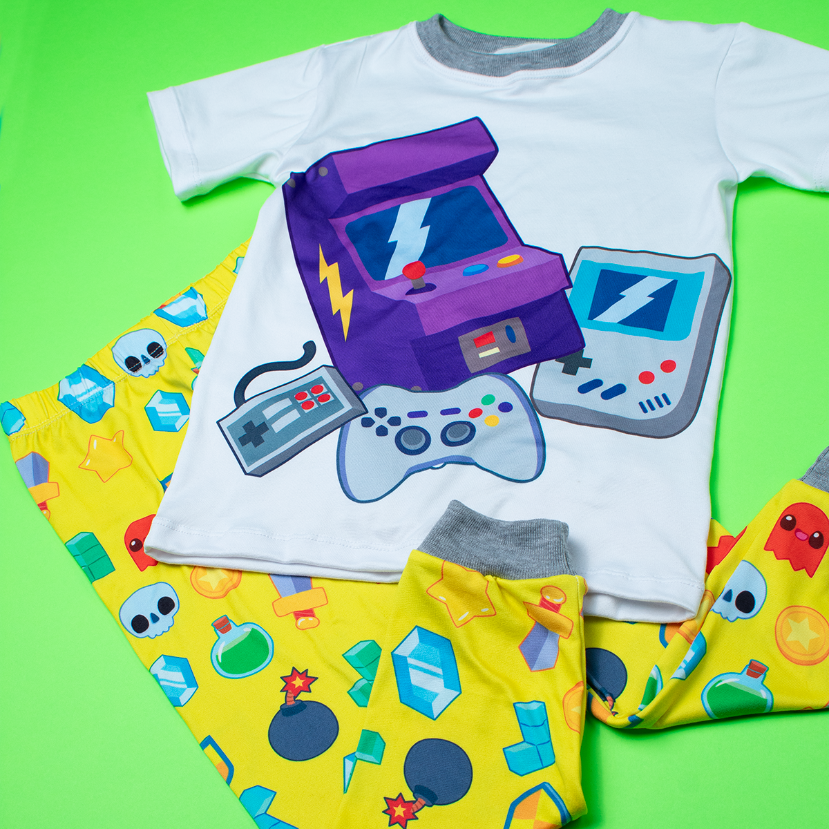 Pijama Gamer Amarillo 🎮