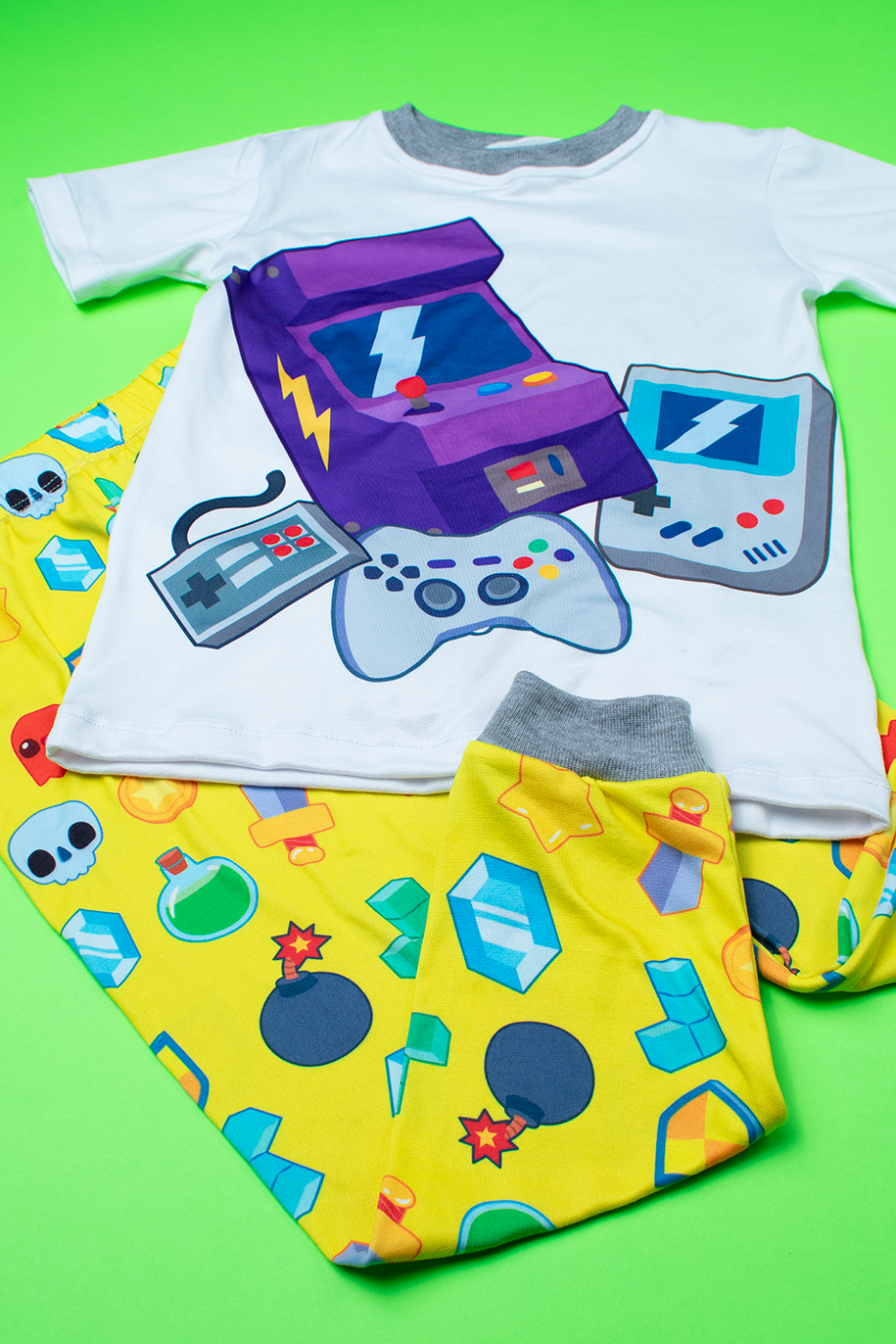 Pijama Gamer Amarillo 🎮