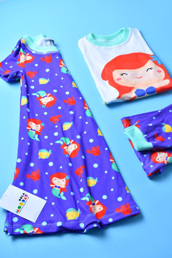 Pijama Vestido Sirenita 🧜🏻♀️