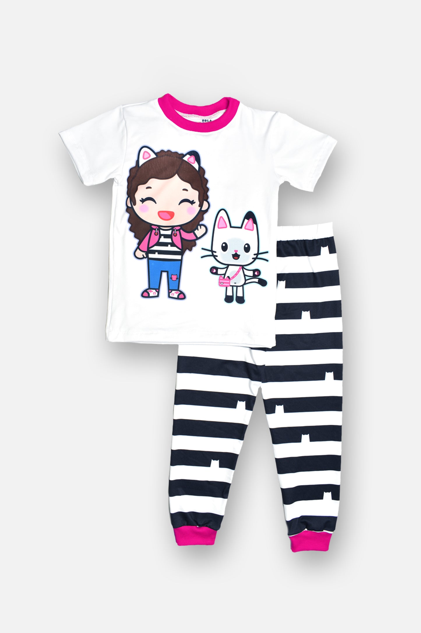 Pijama Gaby & Pandie (Rayas Gatos) 🐾