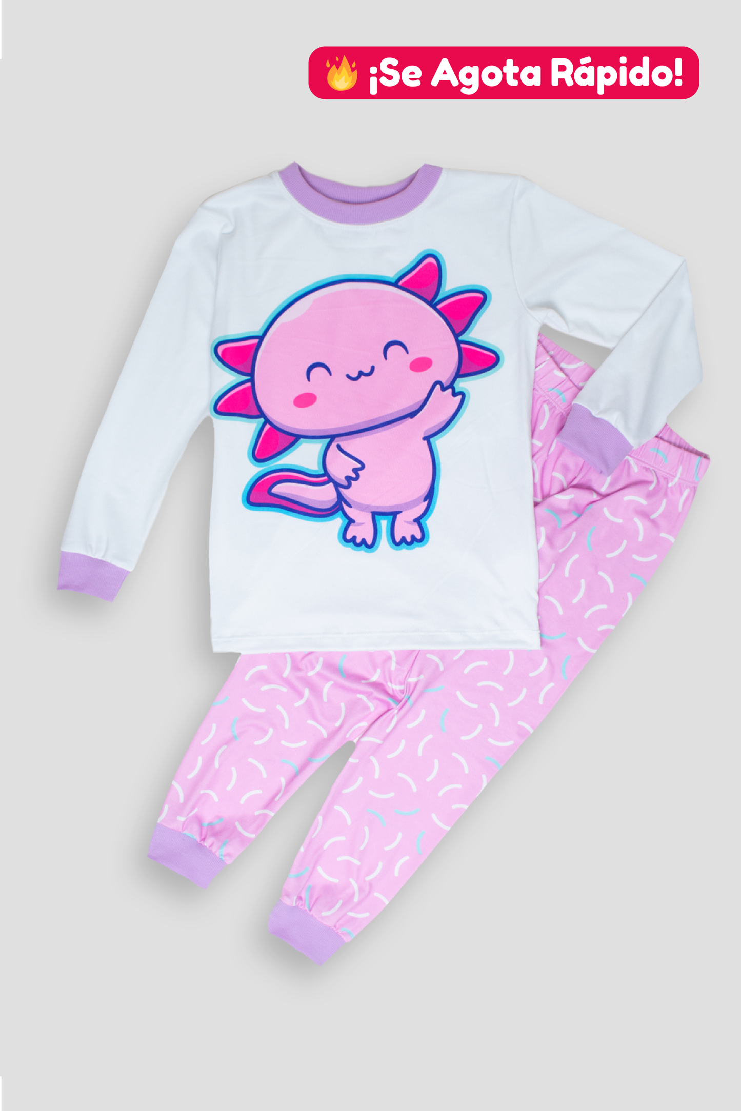 Pijama Axolote Rosa