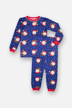 Pijama Noel Azul, el Santa Más Tierno 🎅