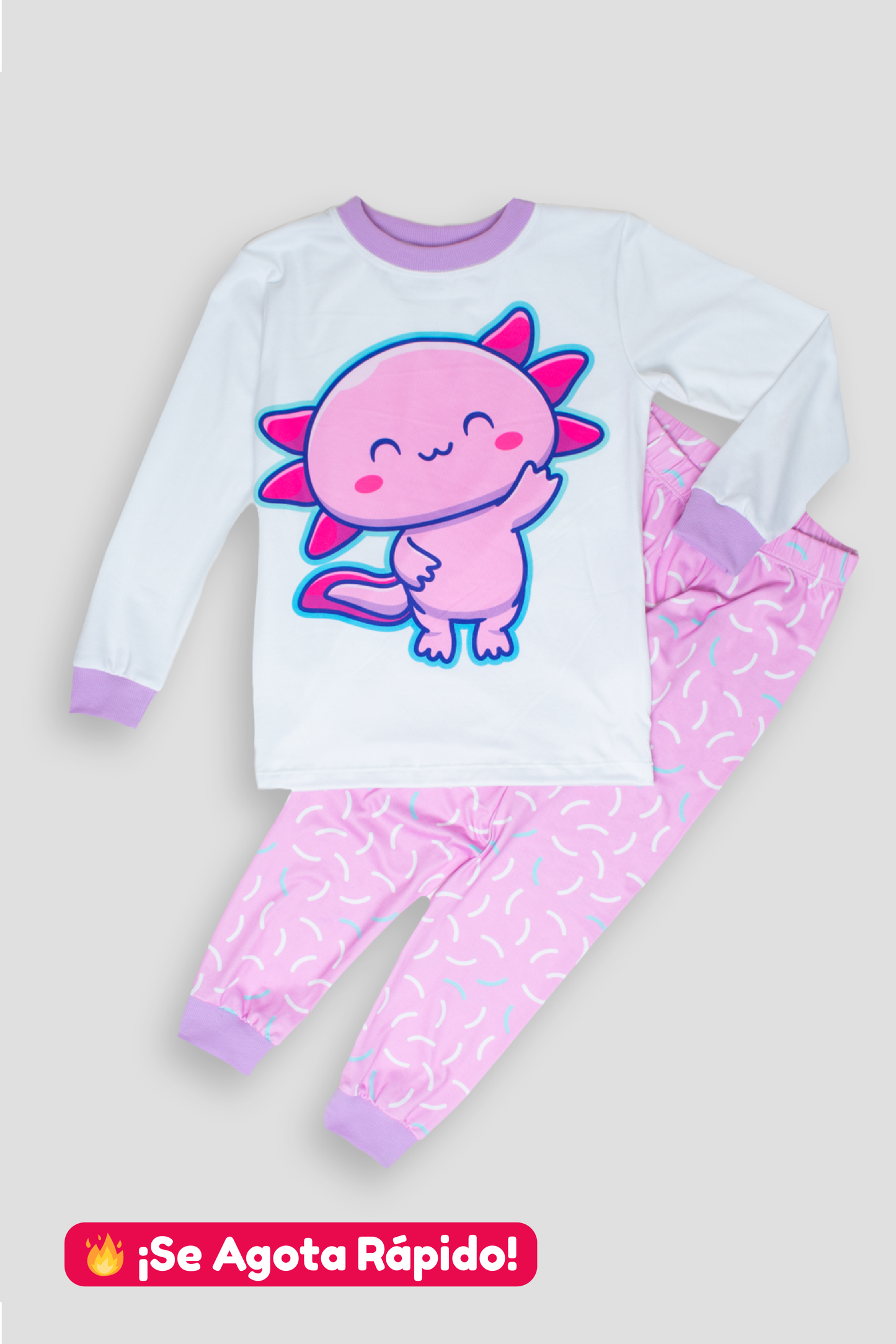 Pijama Axolote Rosa