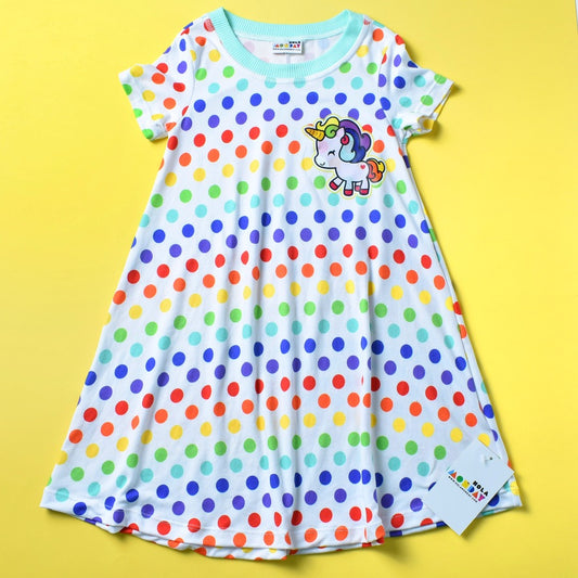 Pijama Vestido Unicornio Puntitos 🦄