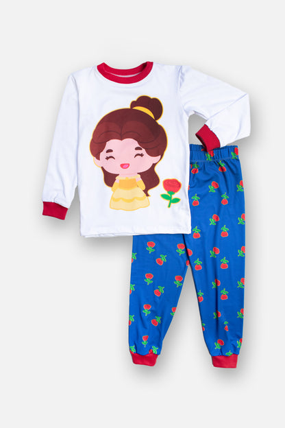 Pijama Princesa Bella Niña 🌹