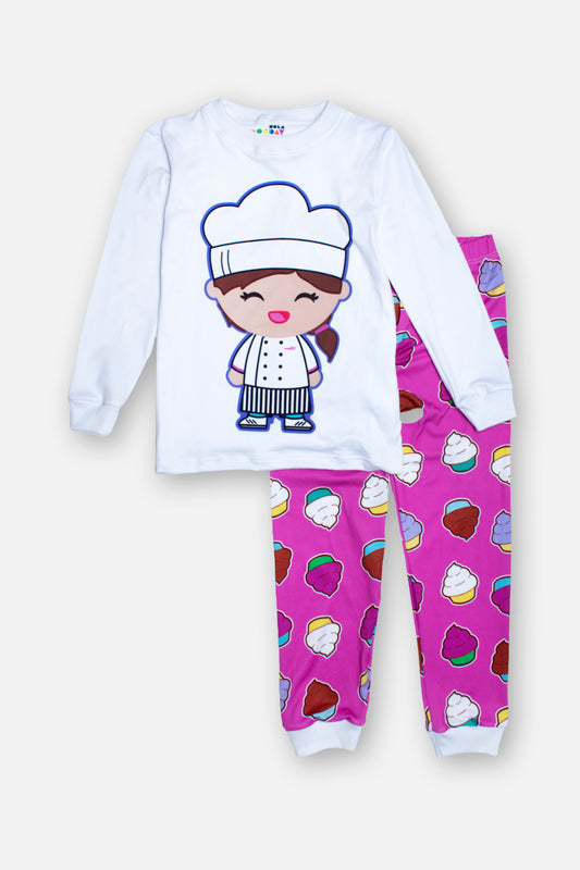 Pijama Chef Pastelera Niña