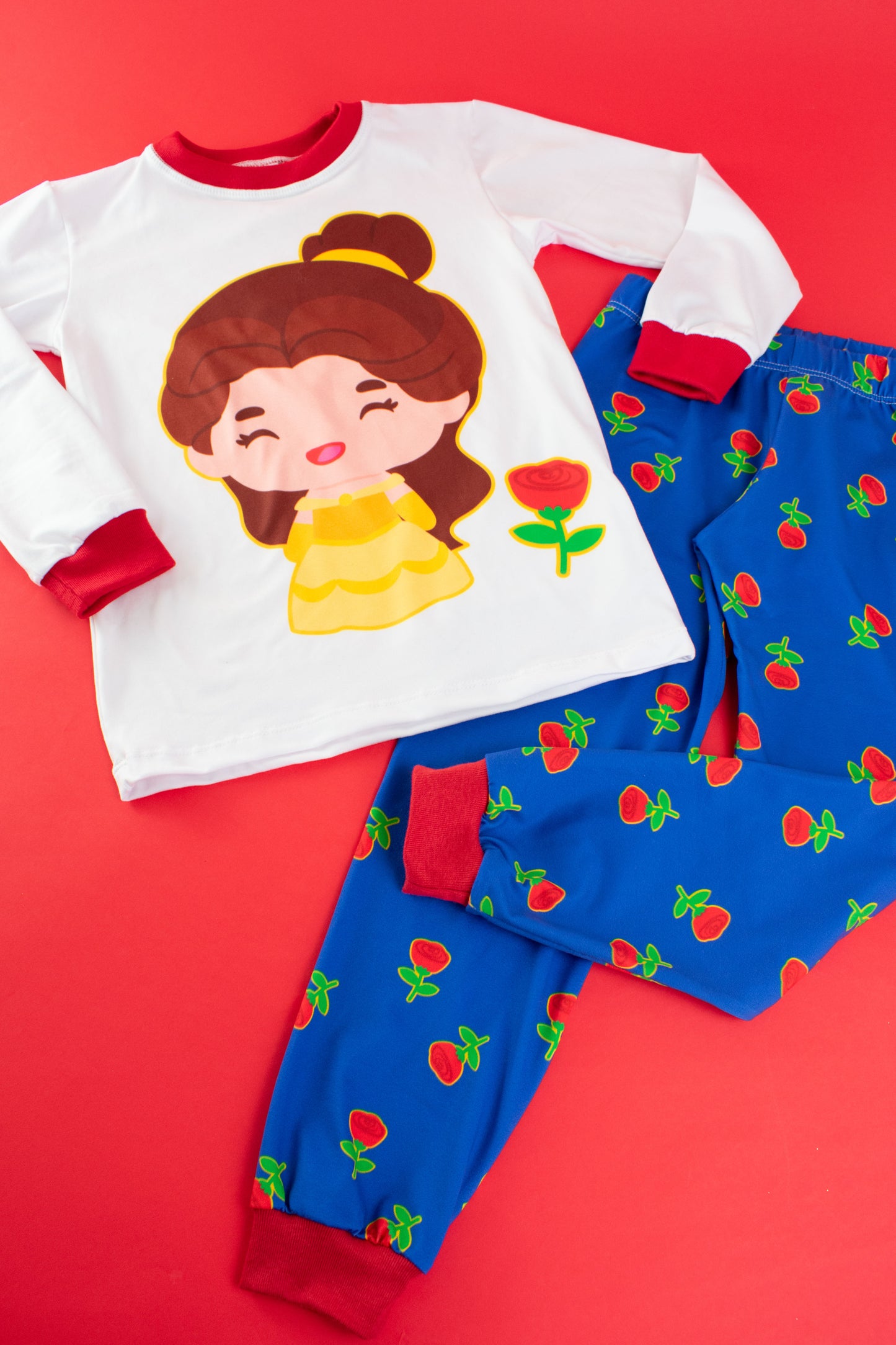Pijama Princesa Bella Niña 🌹