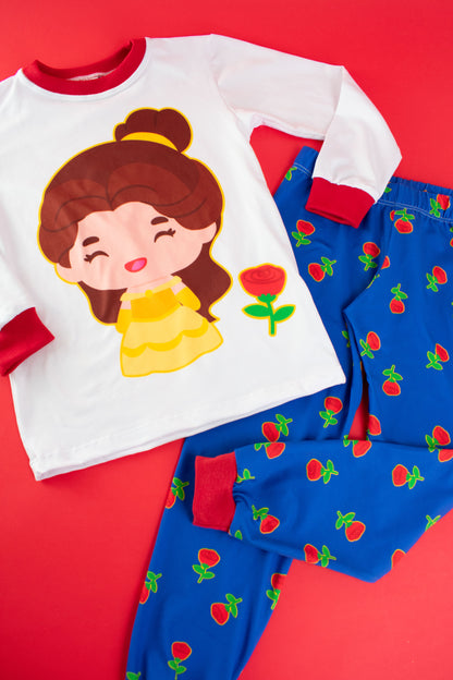 Pijama Princesa Bella Niña 🌹