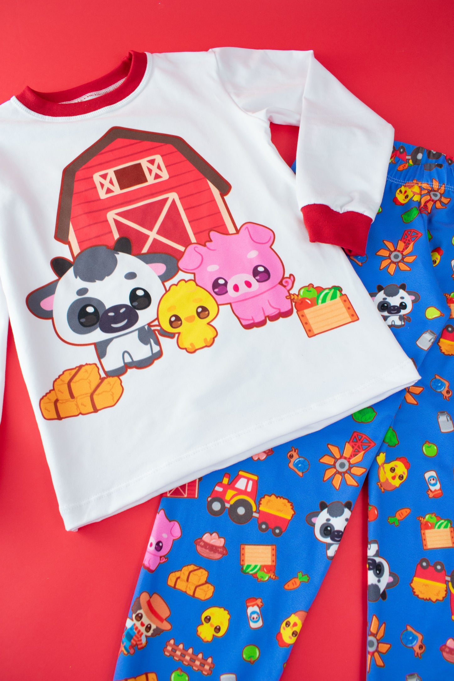 Pijama Granjita Feliz 🐮🐷