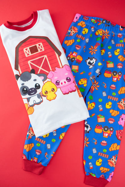 Pijama Granjita Feliz 🐮🐷