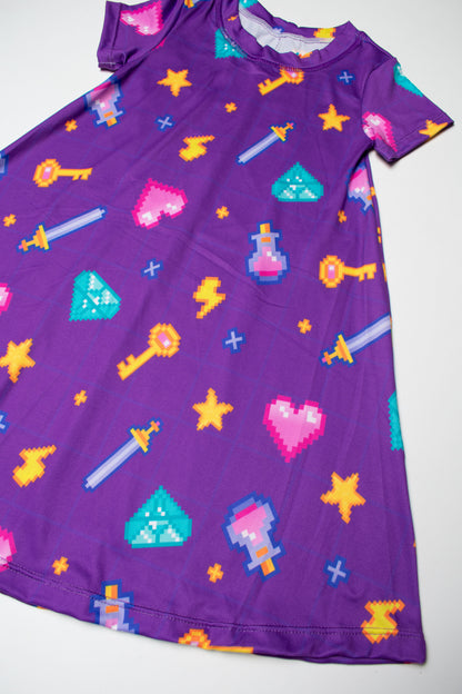 Pijama Vestido Cofre del Tesoro Pixel 💜💎