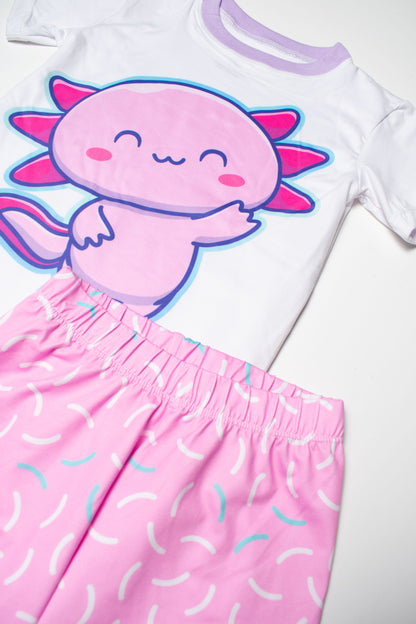 Pijama Rosa, el Axolote 🦎
