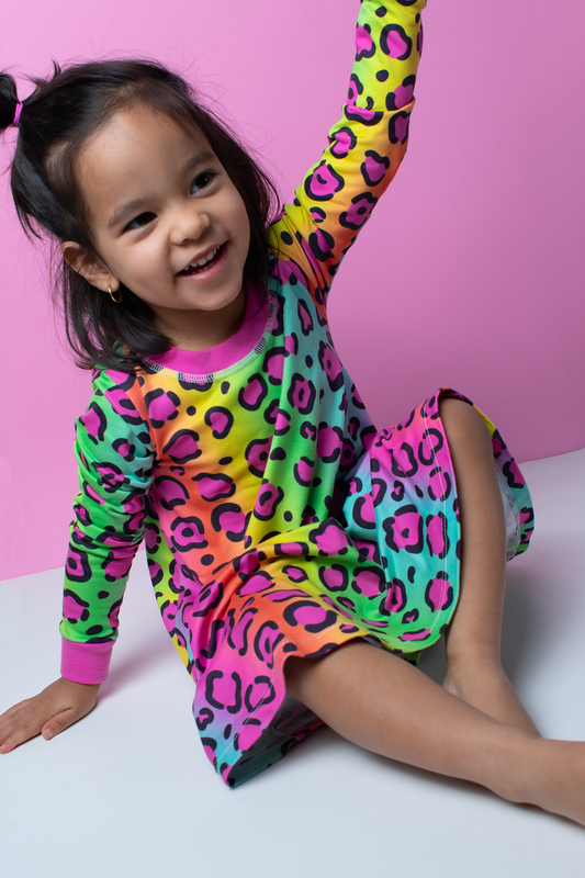 Pijama Vestido Animal Print 🐾 🩷