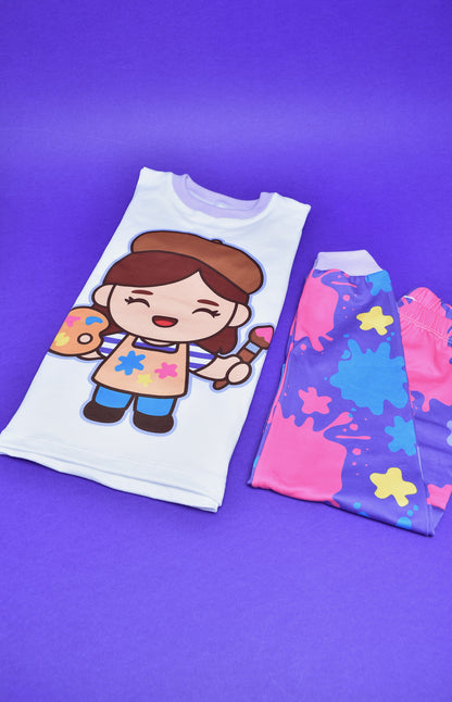 Pijama Sofia, la niña Artista 🎨