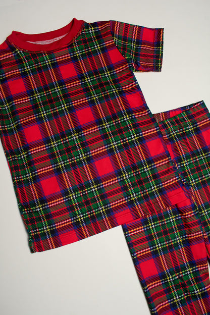 Pijama Navidad Cuadros Escocés 🎄