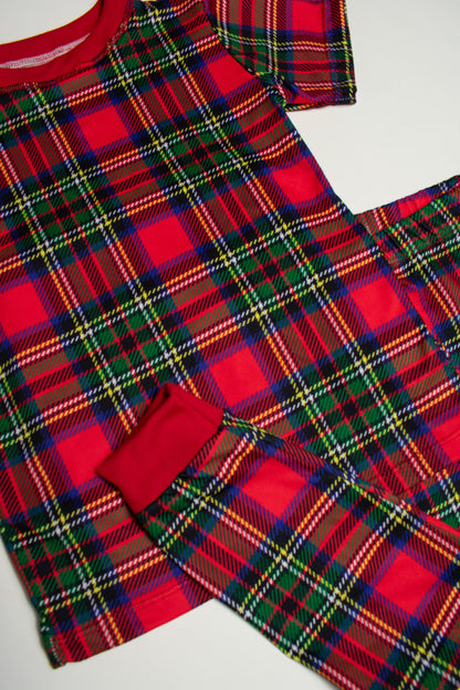 Pijama Navidad Cuadros Escocés 🎄