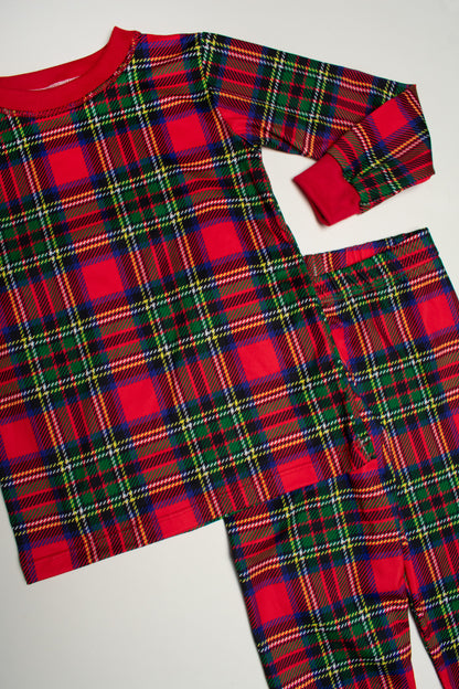 Pijama Navidad Cuadros Escocés 🎄 (Familiar)