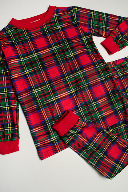 Pijama Navidad Cuadros Escocés 🎄