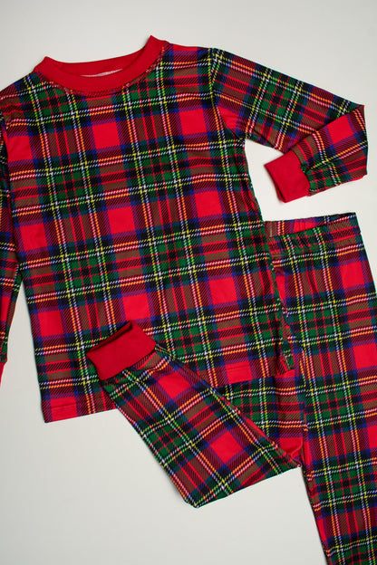 Pijama Navidad Cuadros Escocés 🎄