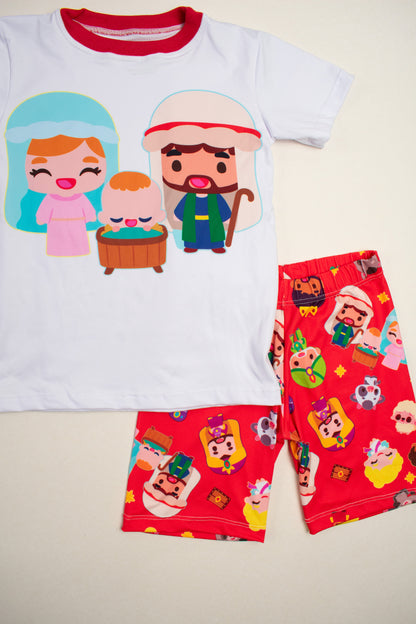 Pijama Navidad Pesebre 🌟 (Familiar)