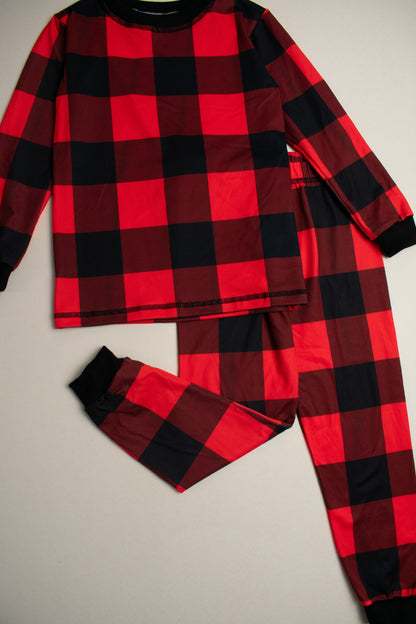 Pijama Navidad Clásica Cuadros 🎄 (Familiar)