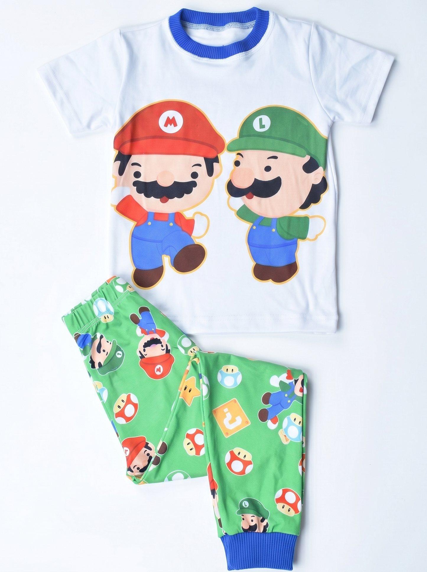 Pijama Mario & Luigi Verde