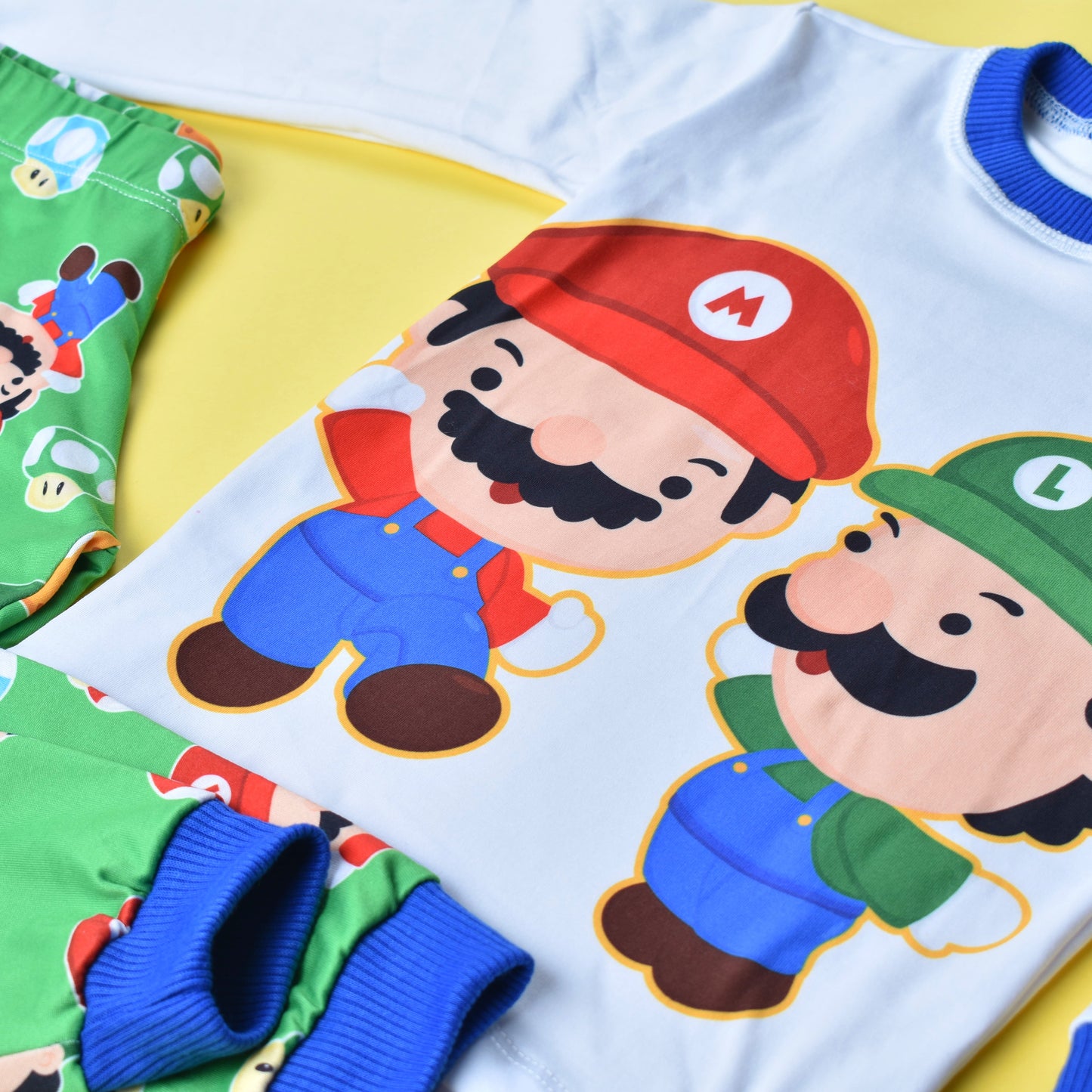 Pijama Mario & Luigi Verde