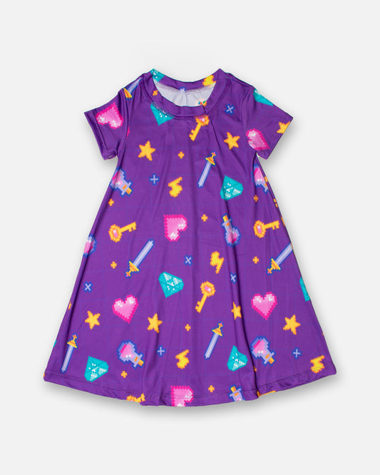 Pijama Vestido Cofre del Tesoro Pixel 💜💎