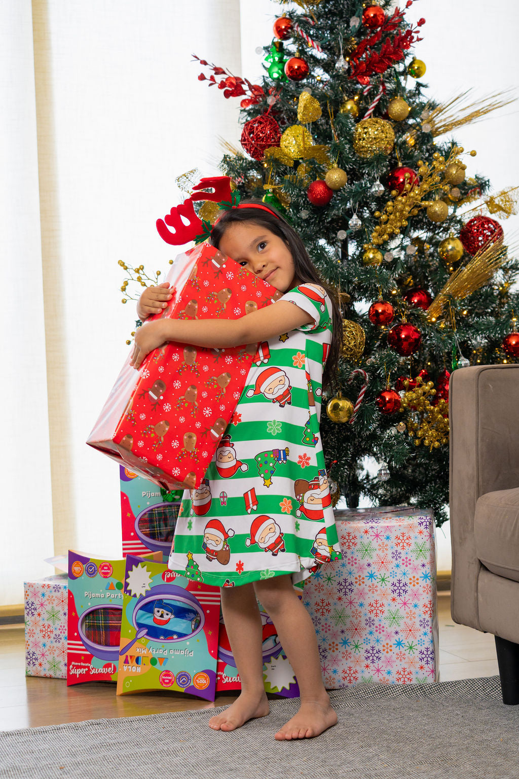 Pijama Noel, el Santa de Rayas 🎄