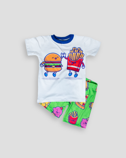 Pijama Papas & Hamburguesa