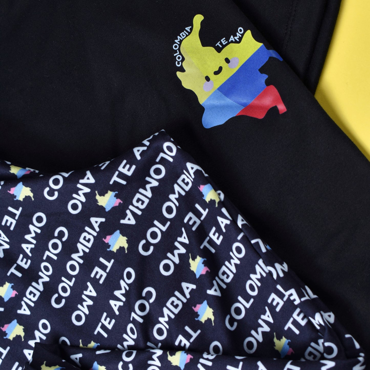 Family Matching 2-piece Short Sleeve Pajamas Set "Colombia Te Amo"